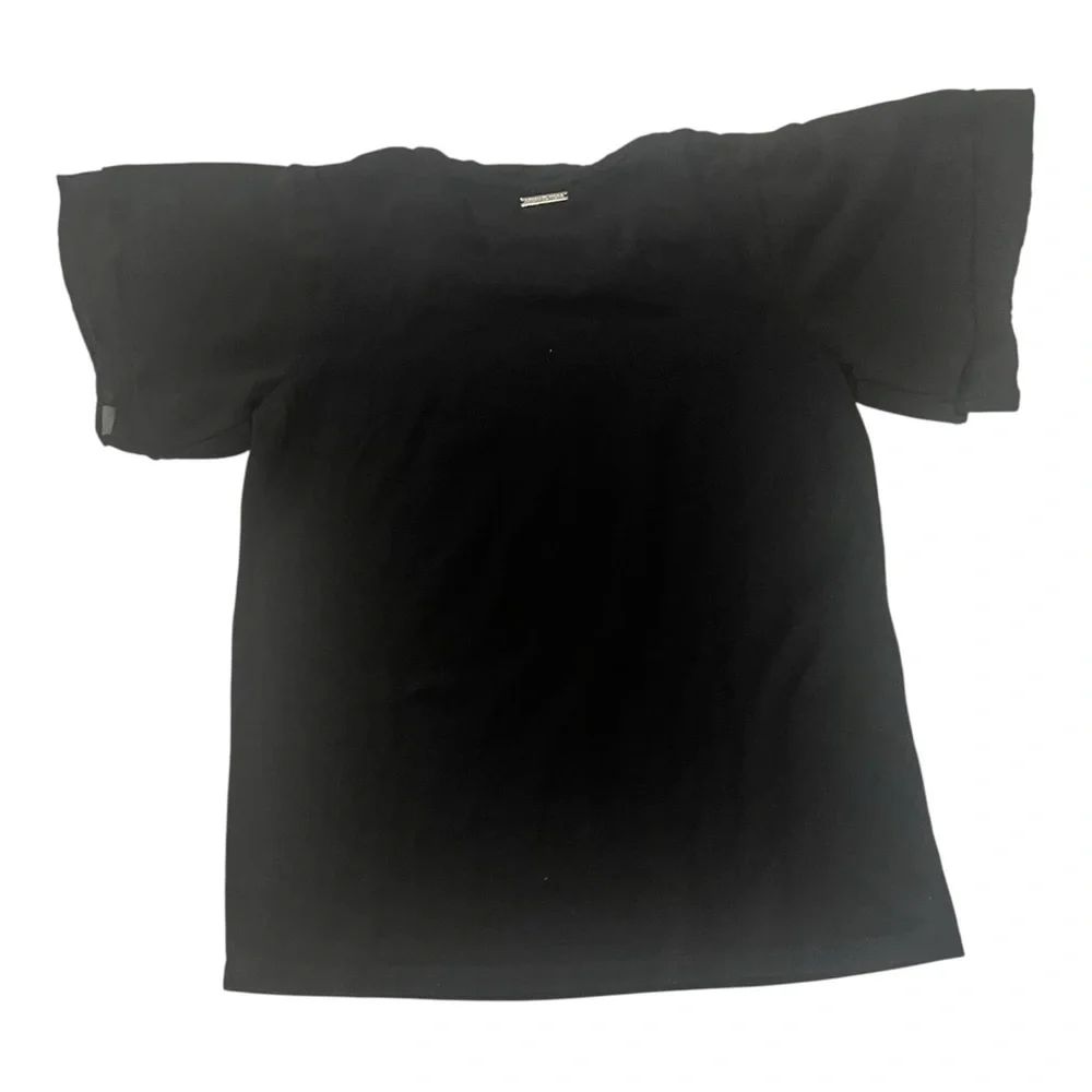 Michael Kors Classic Black Short Sleeve Top